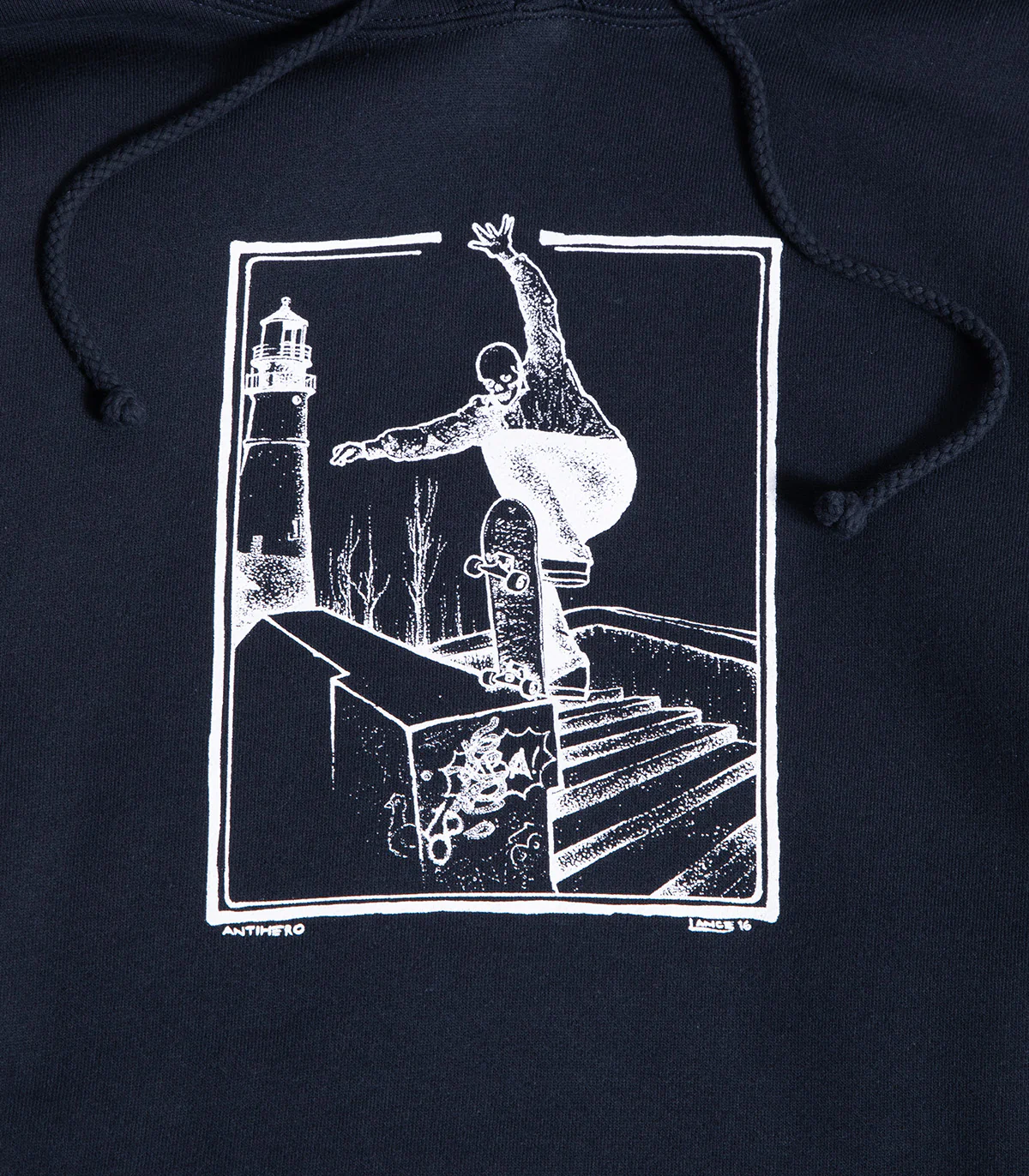 Antihero BA Lance Mountain Hooded Sweatshirt - Image 2