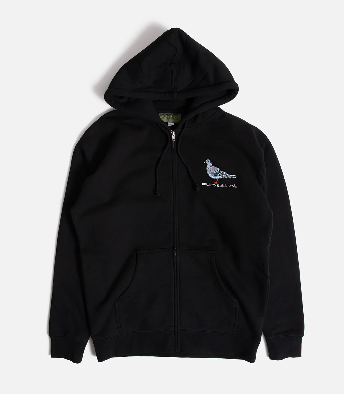 Antihero Lil Pigeon Zip Up Hooded Sweatshirt