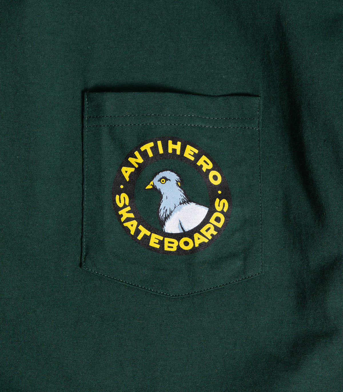 Antihero Pigeon Round Pocket T-Shirt - Image 2