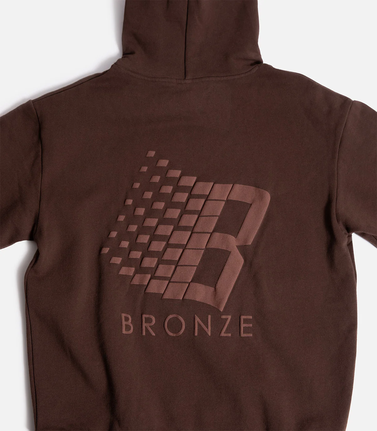 Bronze 56K B Logo Puff Print Hooded Sweatshirt - Image 3