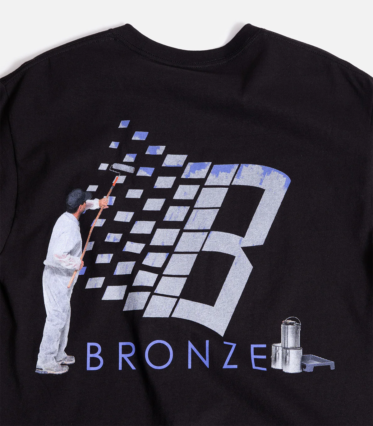 Bronze 56K Roller Logo T-Shirt - Image 3