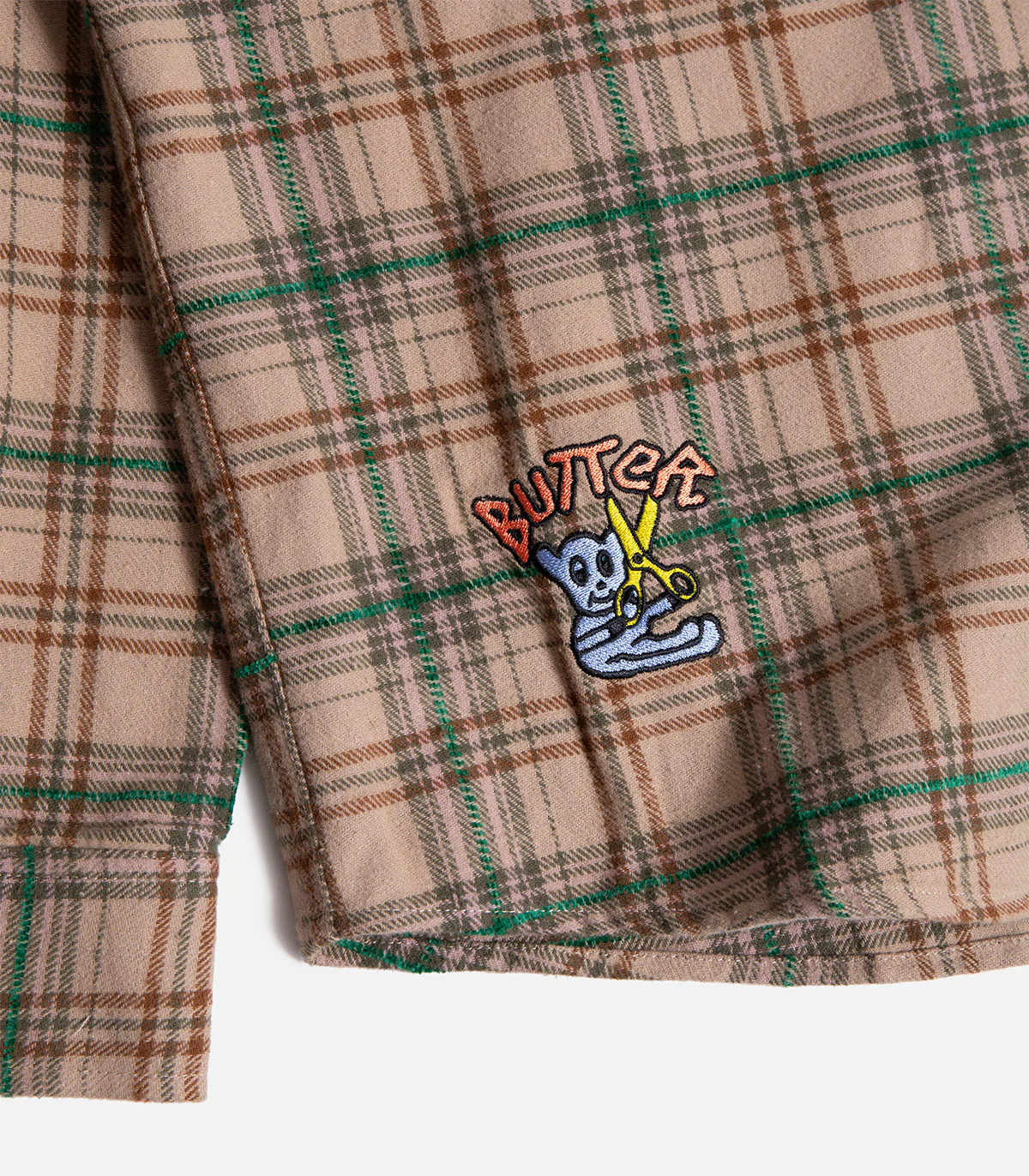 Butter Goods Bear Flannel Shirt - Image 3