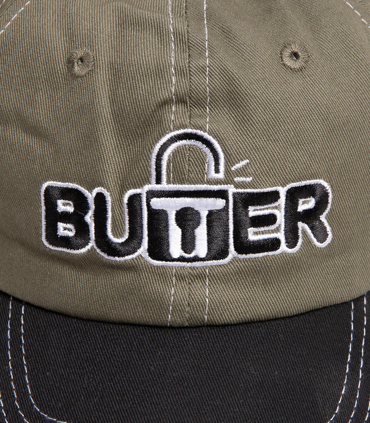 Butter Goods Lock 6 Panel Hat - Image 2