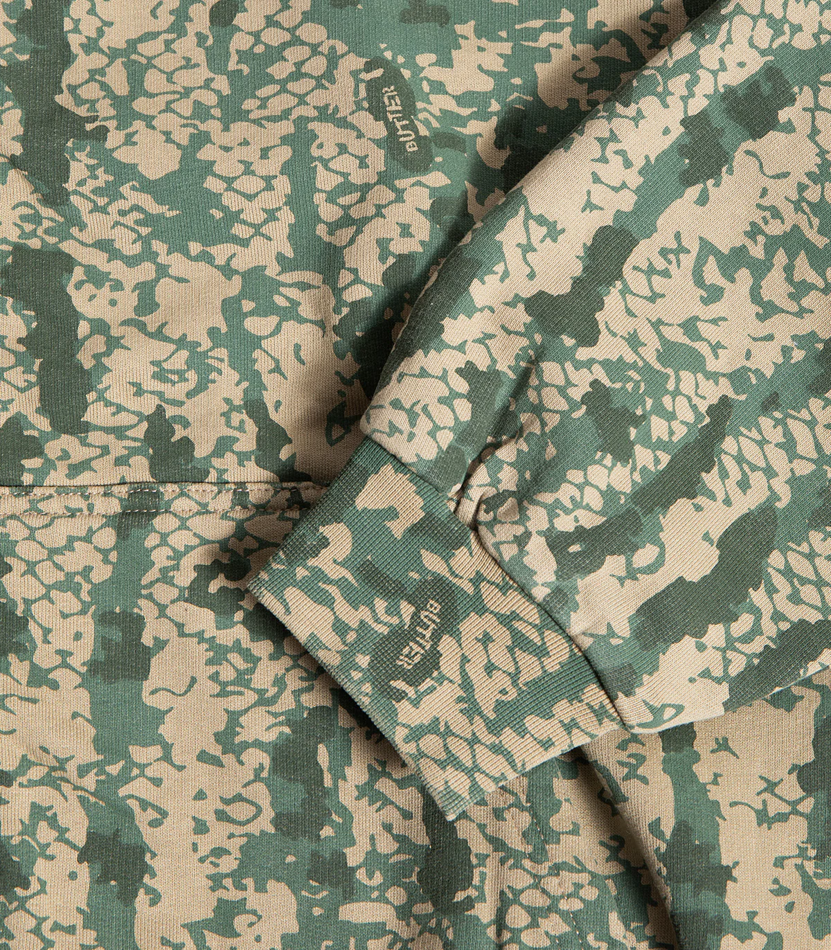 Butter Goods Lowland Camo Zip Up Hooded Sweatshirt - Image 2