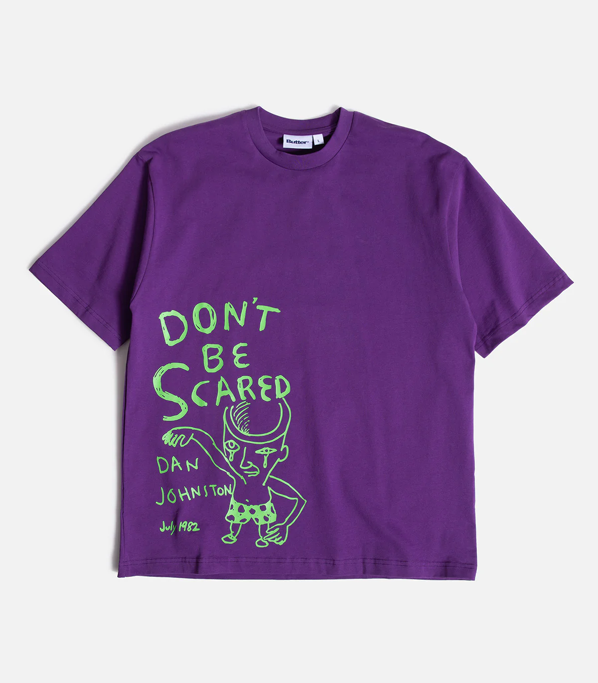 Butter Goods X Daniel Johnston Don't Be Scared T-Shirt