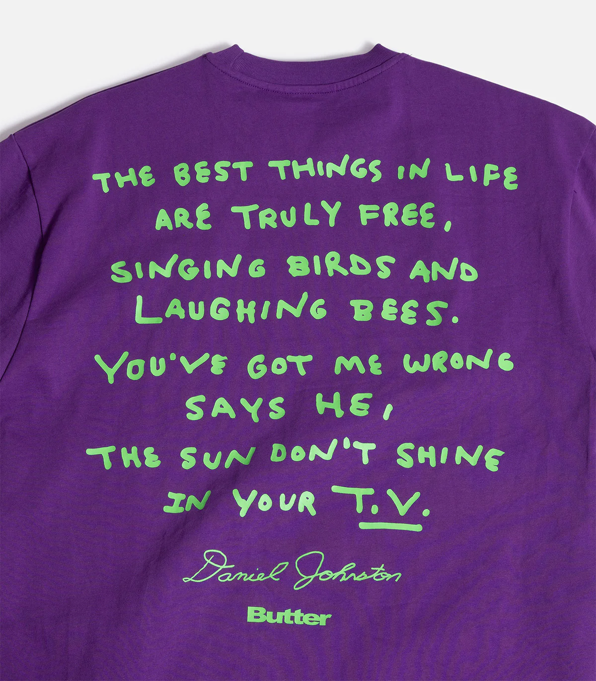 Butter Goods X Daniel Johnston Don't Be Scared T-Shirt - Image 3