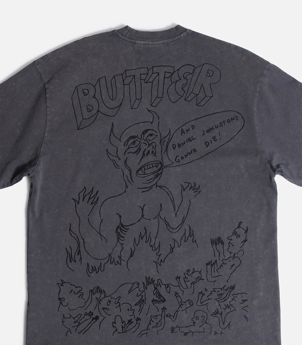 Butter Goods X Daniel Johnston Satan T-Shirt - Image 3