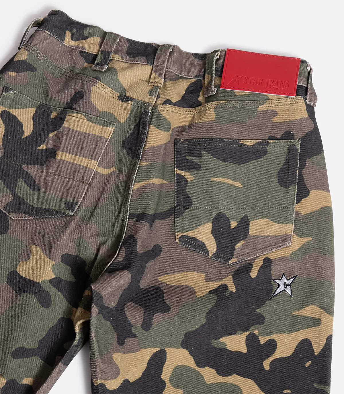 Carpet C-Star Camo Denim Pants - Image 3