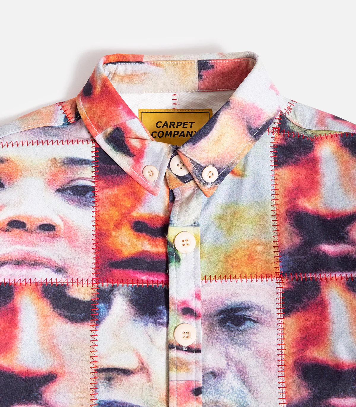 Carpet Tax Payer Patchwork Button Up Shirt - Image 2