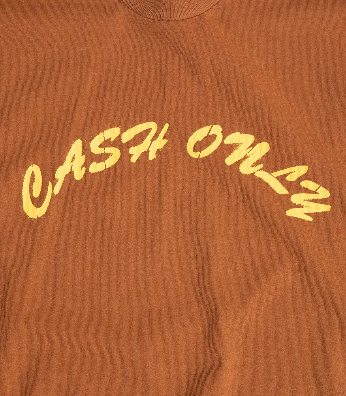 Cash Only Stencil Logo T-Shirt - Image 2