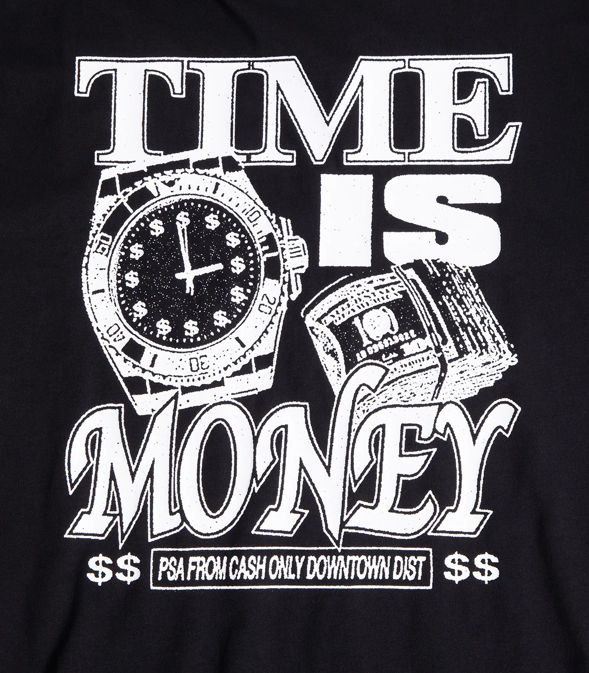 Cash Only Time T-Shirt - Image 2