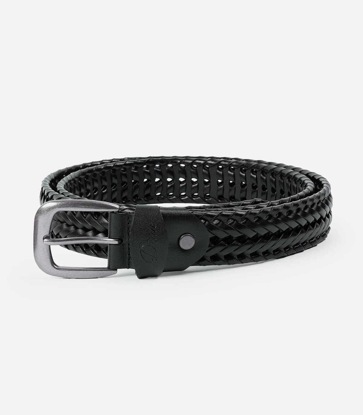 Dime Braided Leather Belt