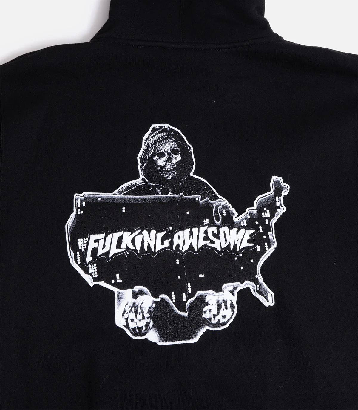 Fucking Awesome 14th Century Zip Up Hooded Sweatshirt - Image 3