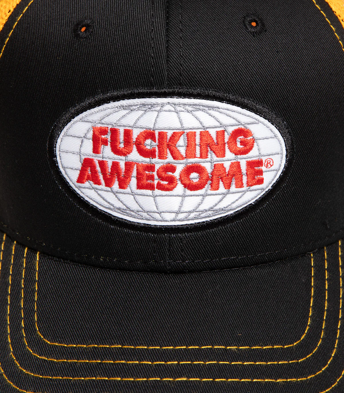 Fucking Awesome Mechanics 6 Panel Mesh Hat - Image 2
