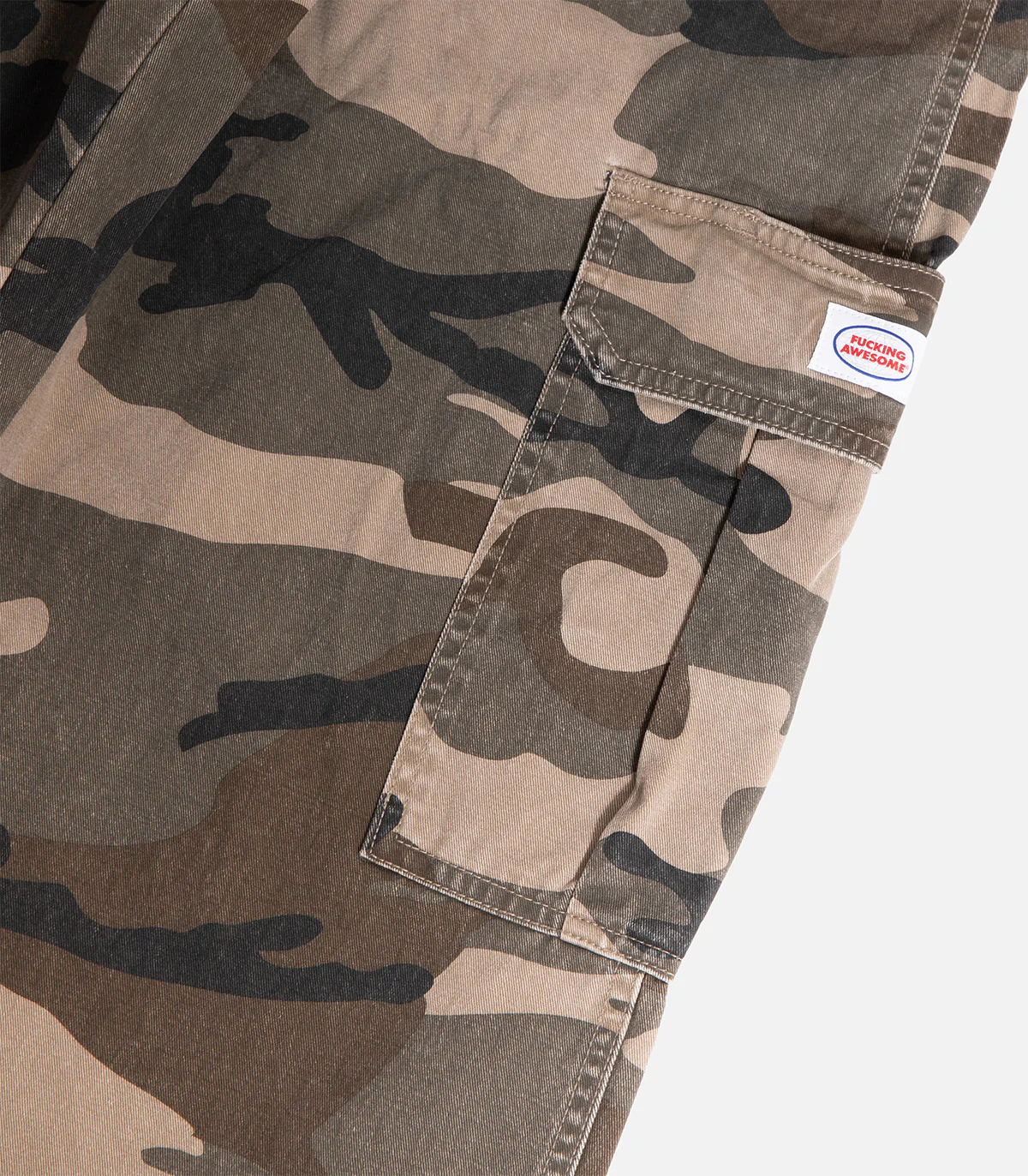 Fucking Awesome PBS Washed Baggy Cargo Pants - Image 2