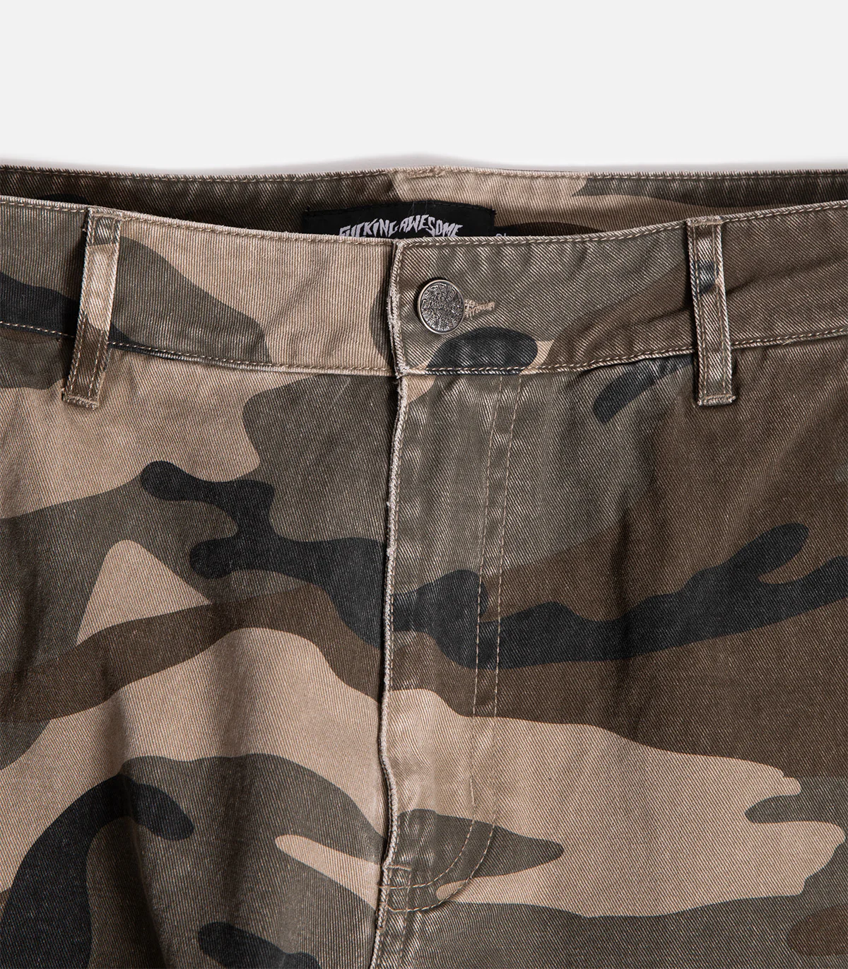 Fucking Awesome PBS Washed Baggy Cargo Pants - Image 3