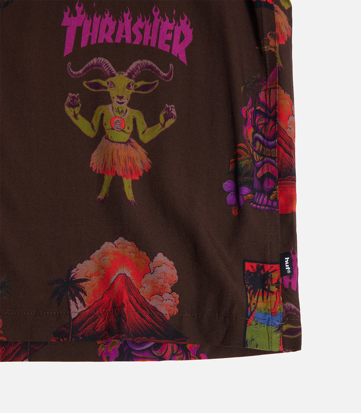 Huf X Thrasher Hawaiian Shirt - Image 3