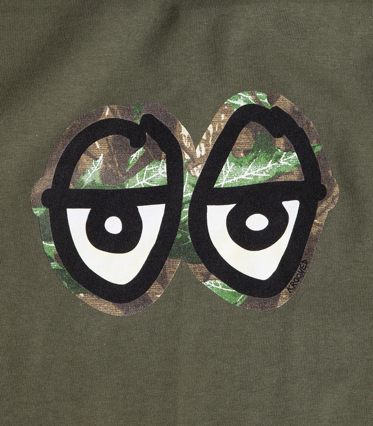 Krooked Eyes Camo T-Shirt - Image 2