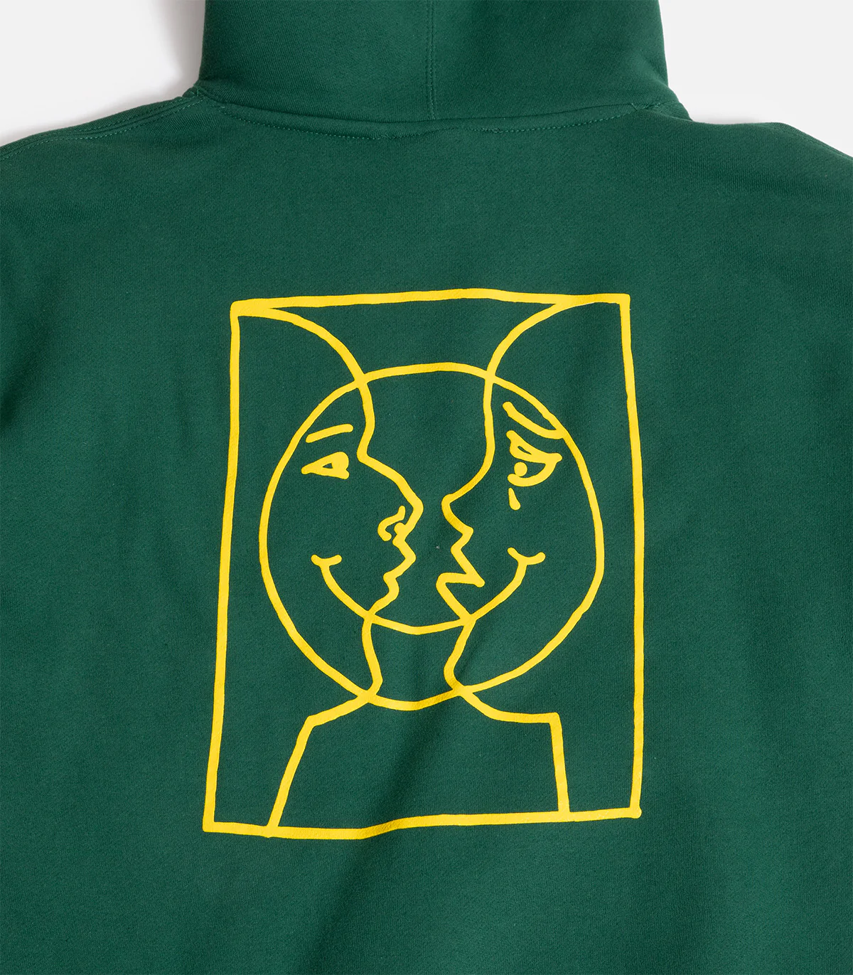 Krooked Moonsmile Raw Hooded Sweatshirt - Image 3