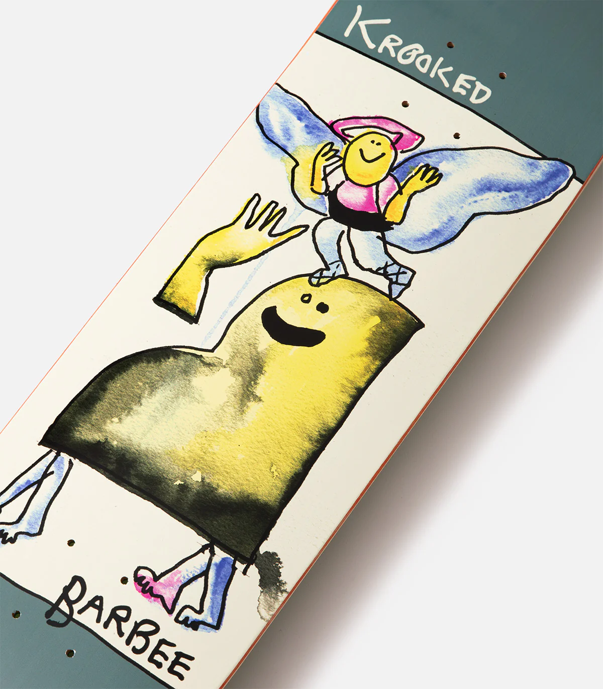Krooked Ray Barbee Watercolor Deck - Image 2