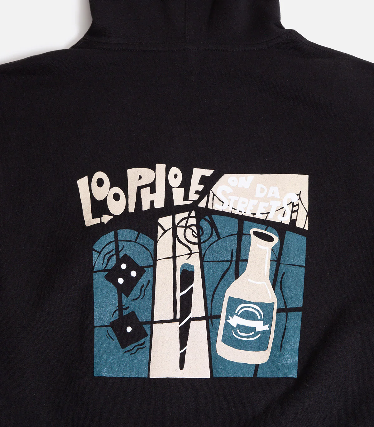 Loophole On Da Streets Hooded Sweatshirt - Image 3