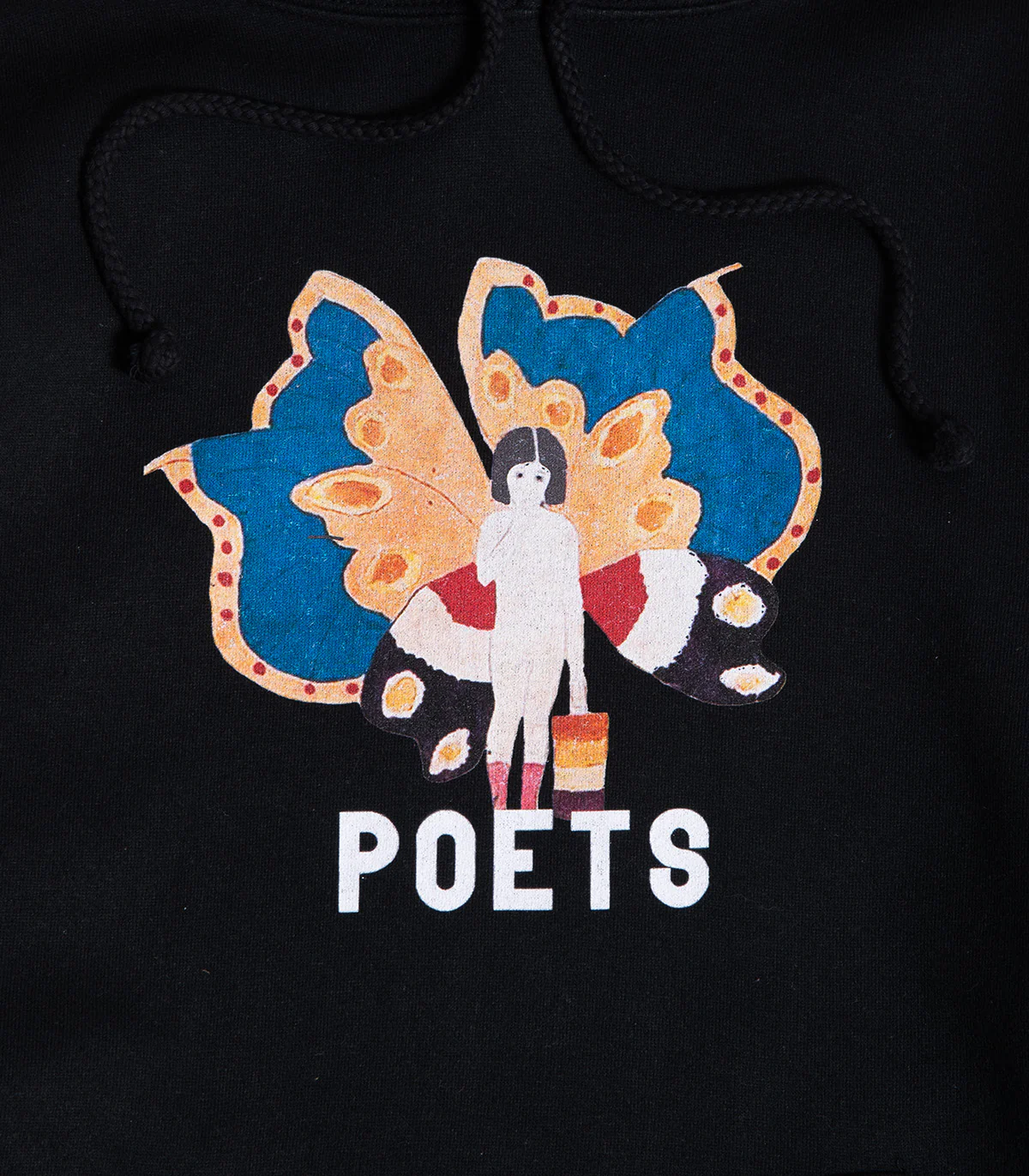 Poets Butterfly Girl Hooded Sweatshirt - Image 2