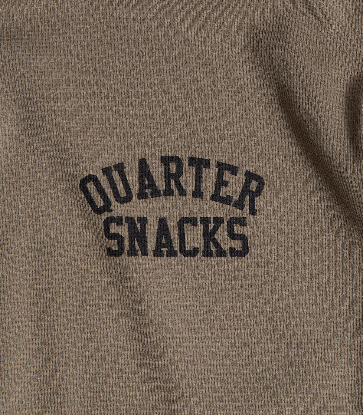 Quartersnacks Printed Thermal Long Sleeve T-Shirt - Image 2