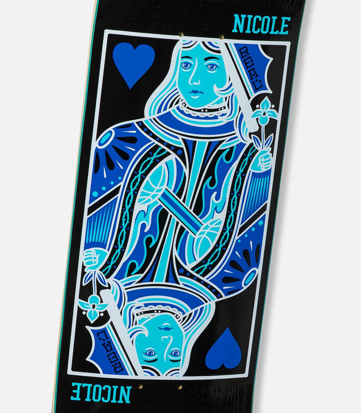 Real Nicole Hause Queen Of Hearts Twin Nose Deck - Image 2