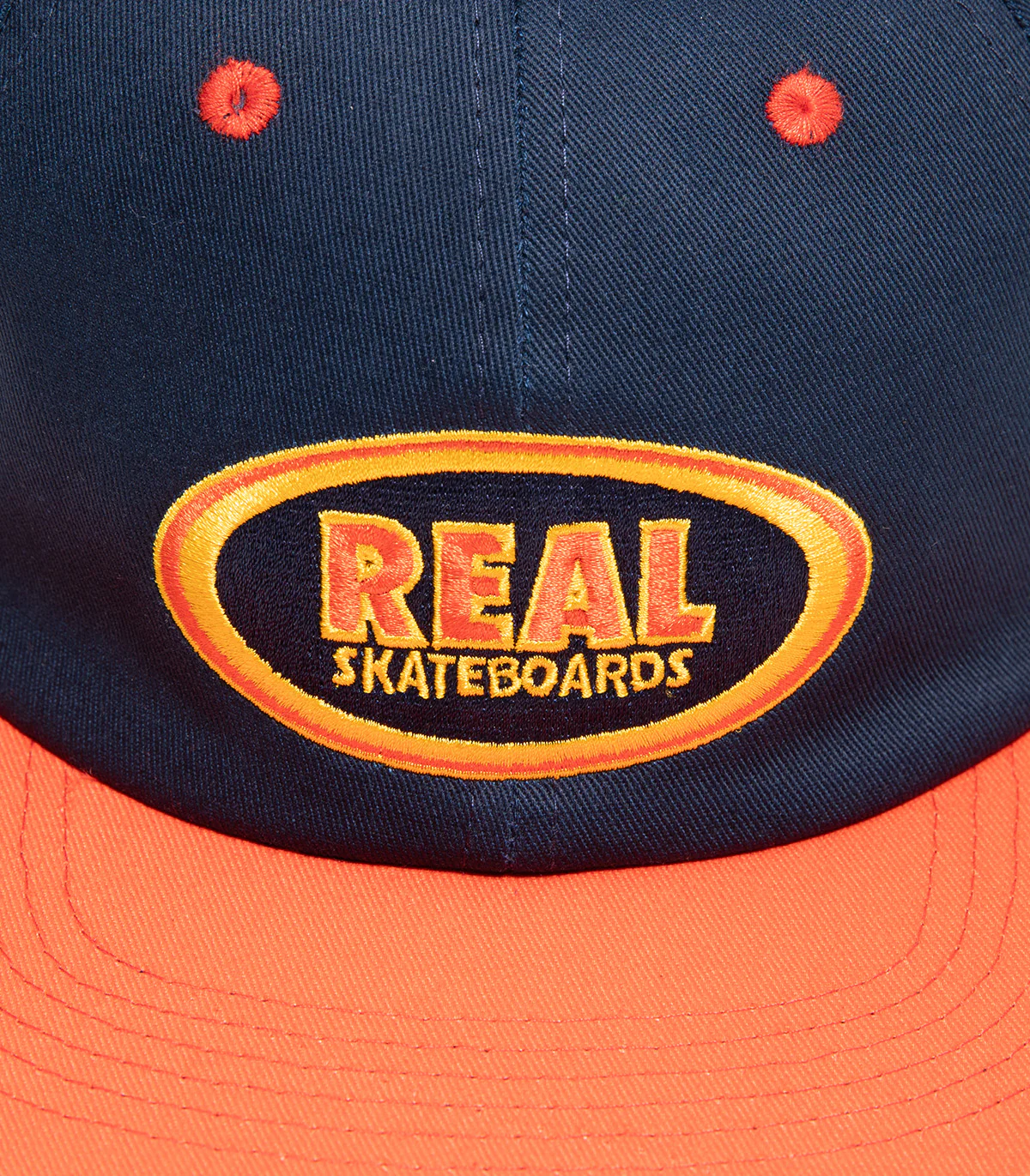 Real Oval Embroidered Strapback Hat - Image 2