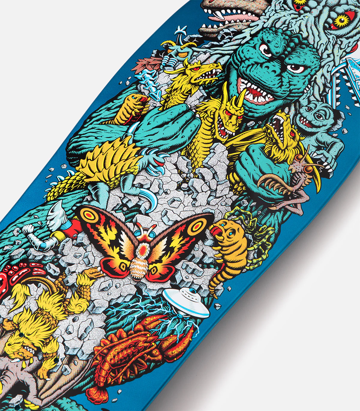 Santa Cruz X Godzilla Kaiju Roskopp Deck - Image 2