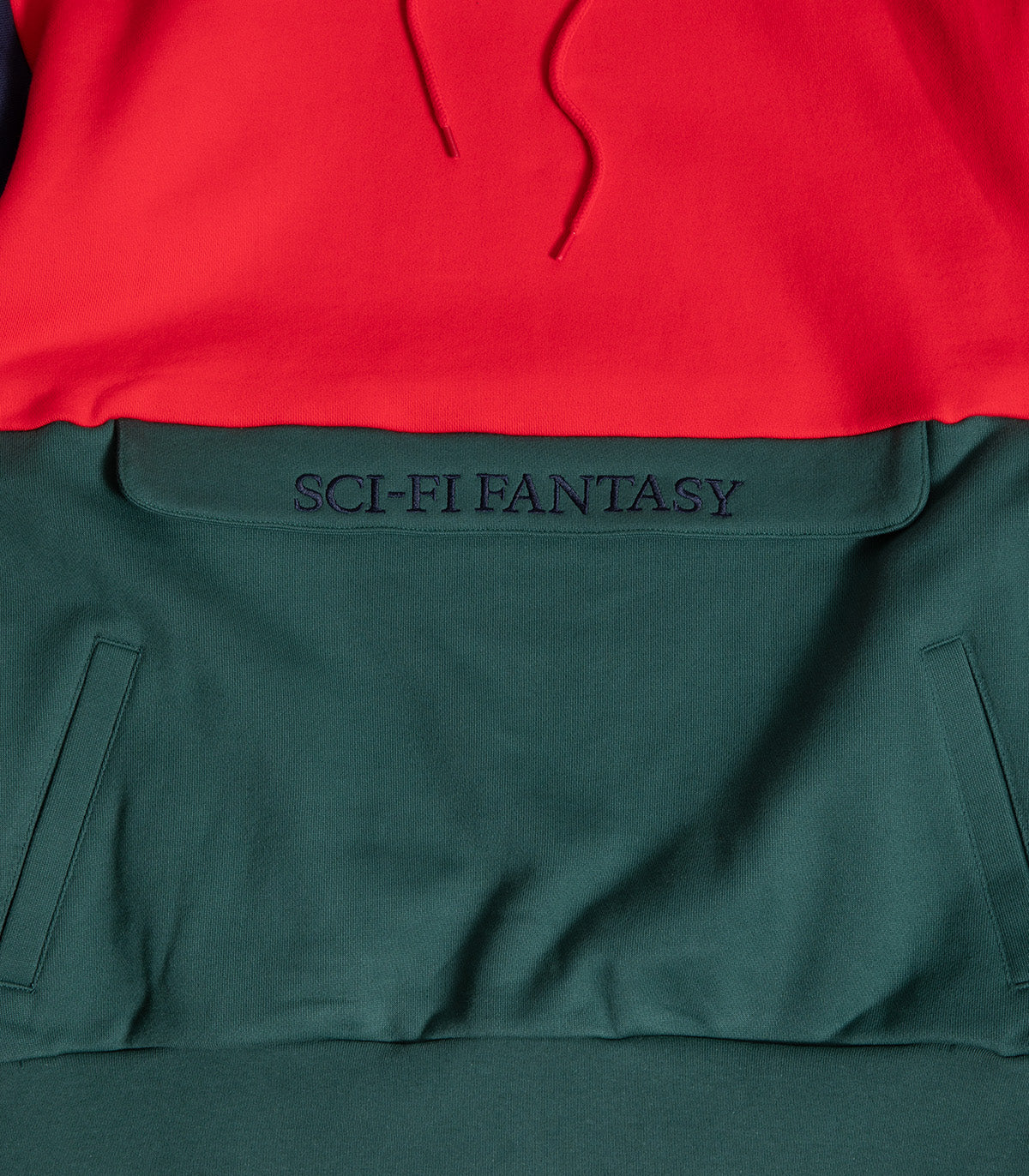 Sci-Fi Fantasy Colorblocked Hooded Sweatshirt - Image 2