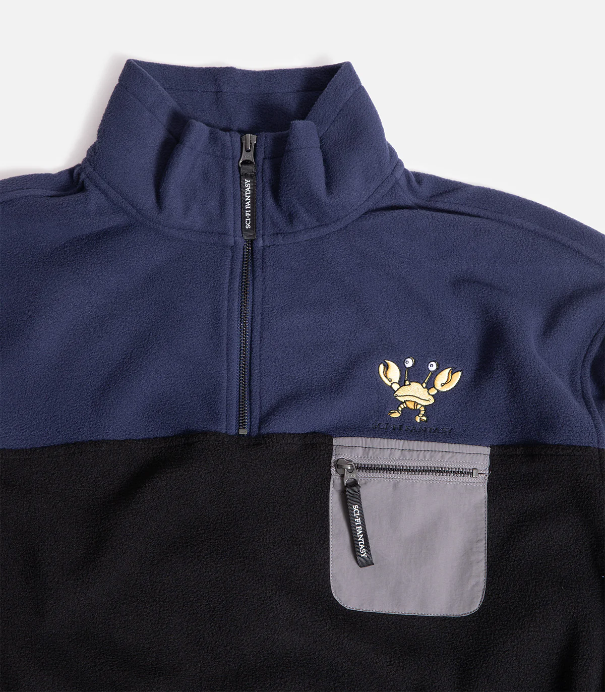 Sci-Fi Fantasy Crab Quarter Zip Fleece - Image 2