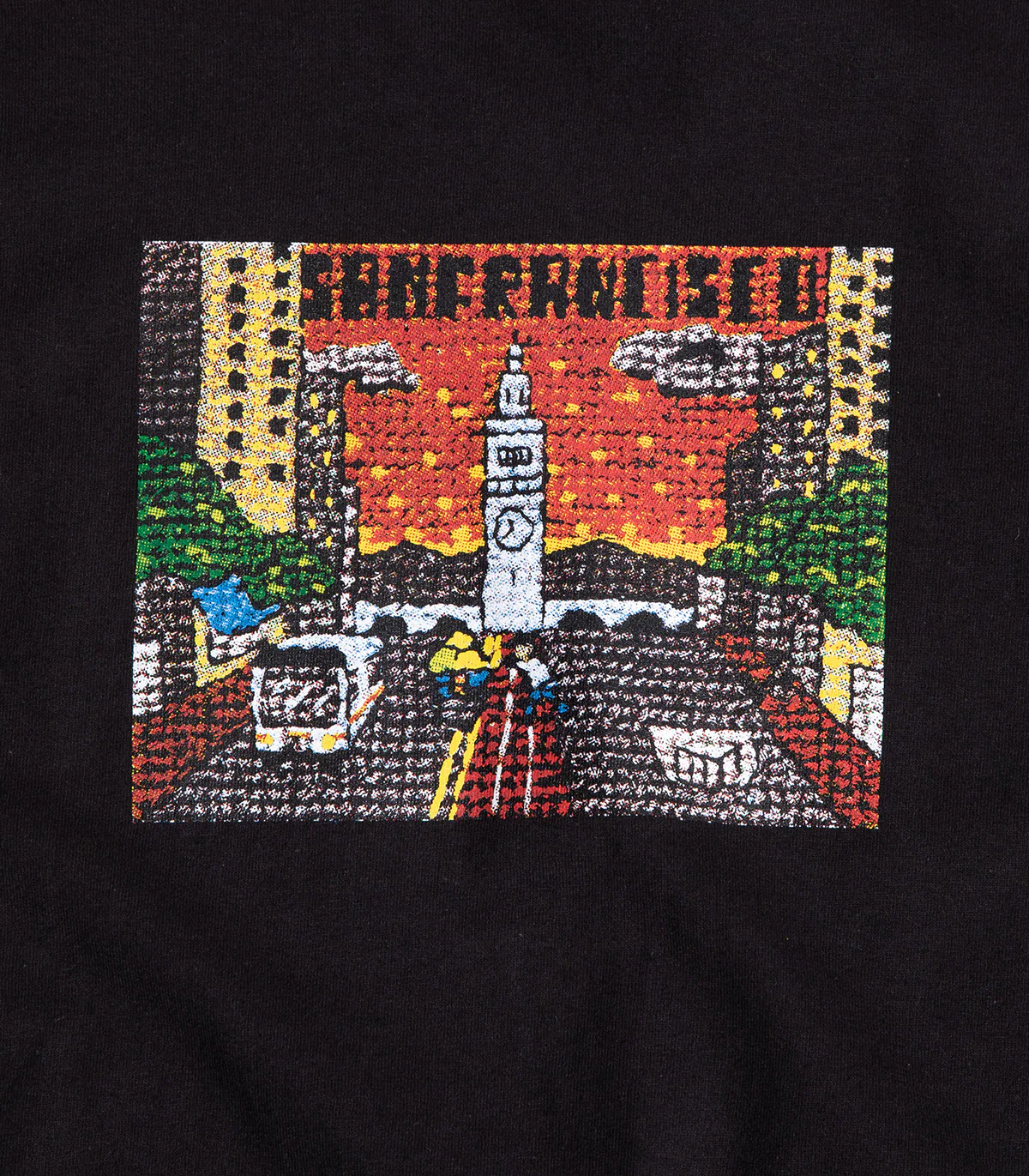 Snack SF Postcard T-Shirt - Image 2