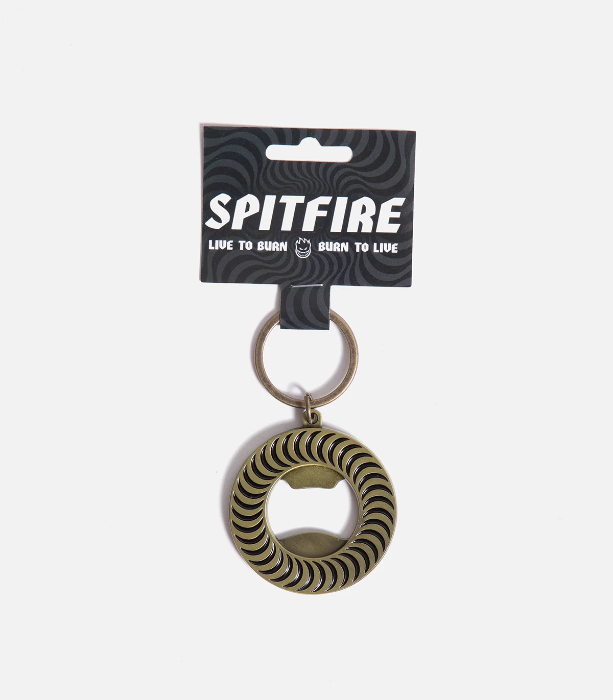 Spitfire Classic Swirl Bottle Opener Keychain