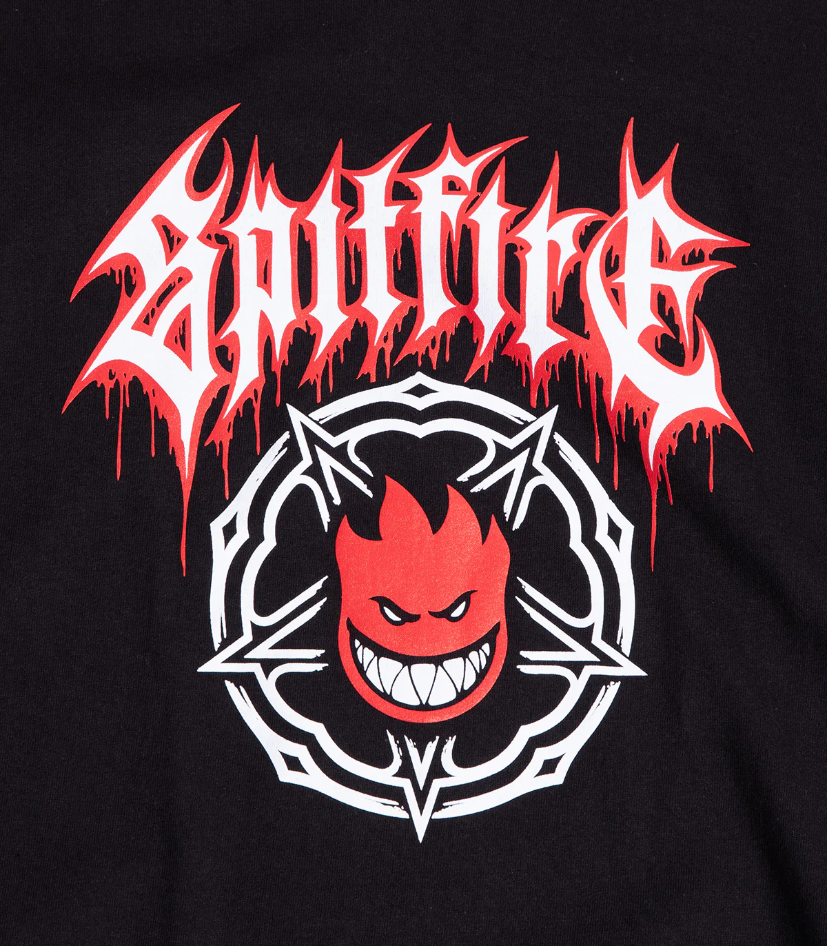 Spitfire Pentagram Drip T-Shirt - Image 2