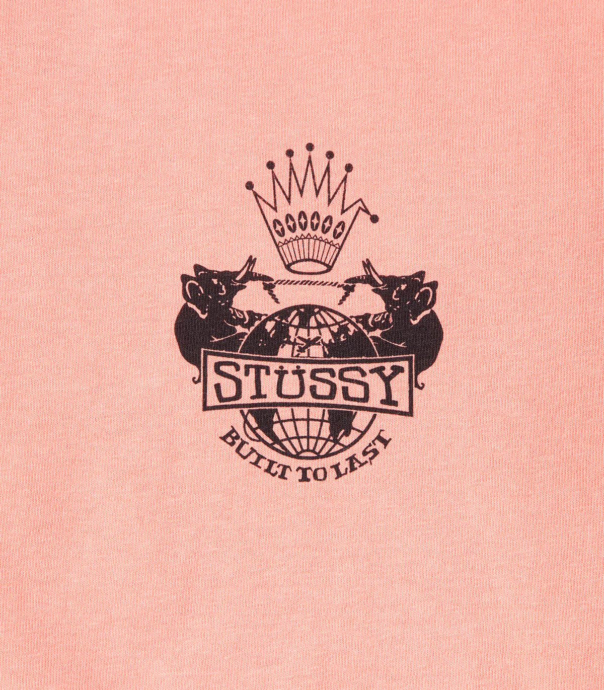 Stussy Built To Last Pigment Dyed T-Shirt - Image 2