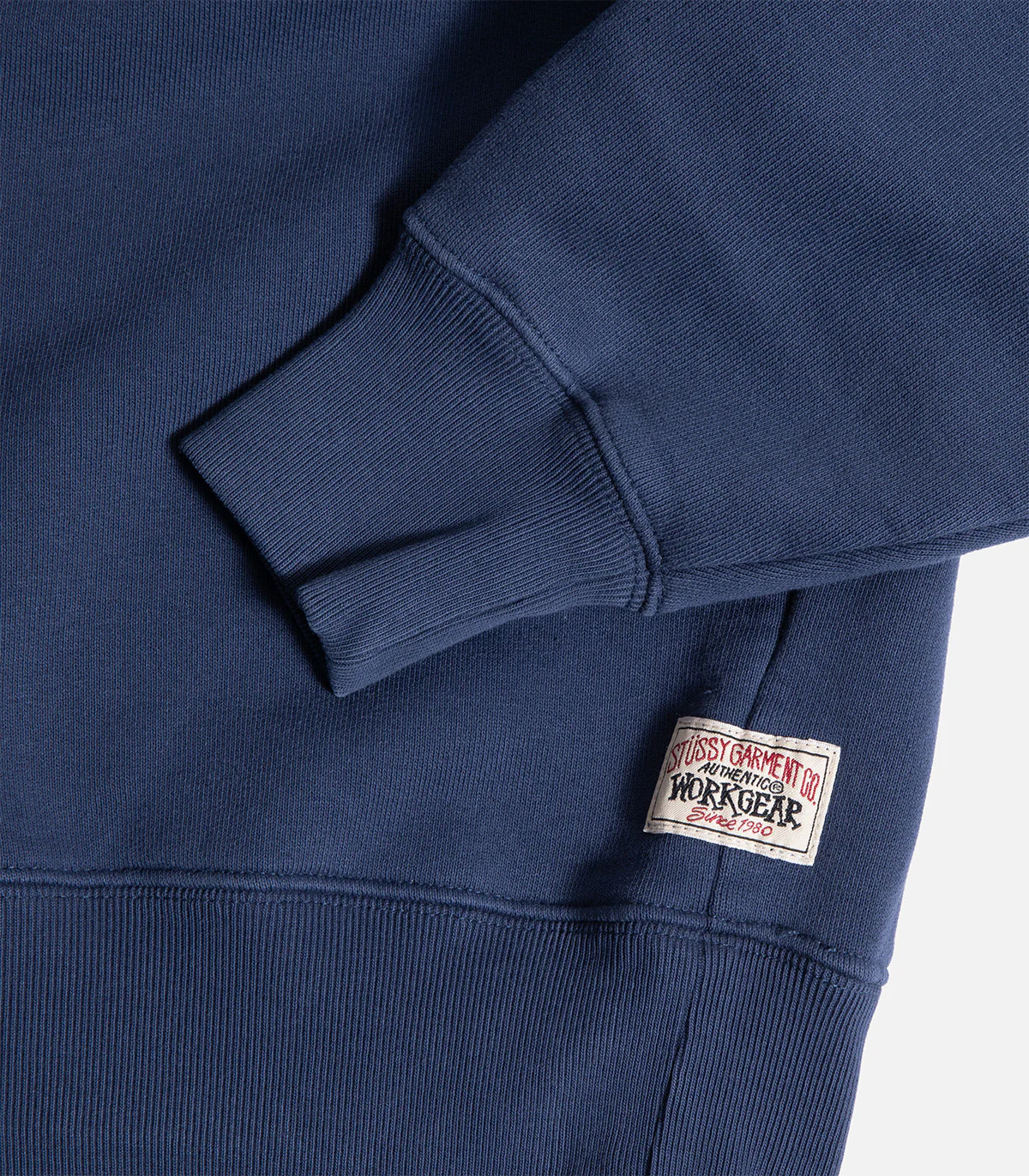 Stussy Fleece Raglan Crewneck Sweatshirt - Image 2