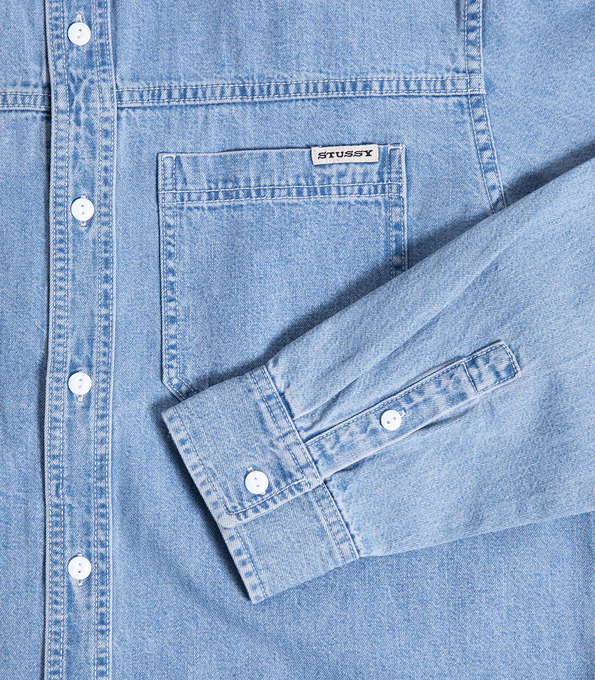 Stussy Work Denim Shirt - Image 3