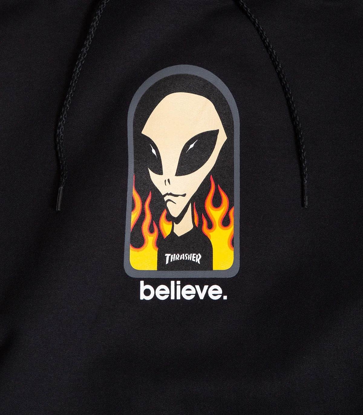 Thrasher X Alien Workshop Believe Hooded Sweatshirt - Image 2