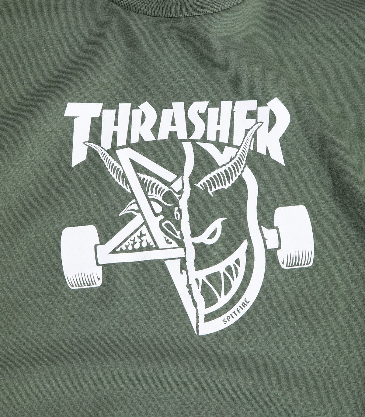 Thrasher X Spitfire Thrash & Burn T-Shirt - Image 2