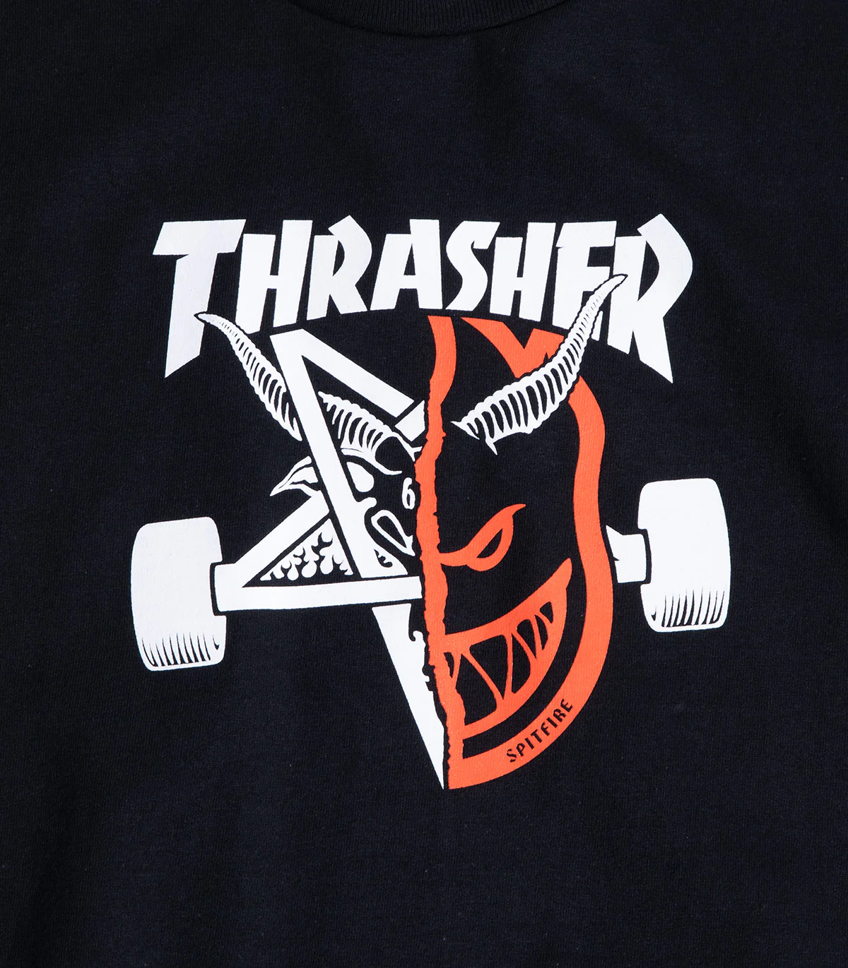 Thrasher X Spitfire Thrash & Burn T-Shirt - Image 2