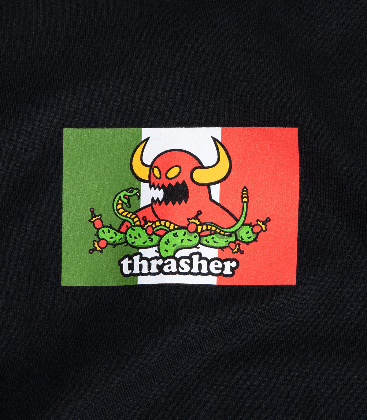 Thrasher X Toy Machine Hecho T-Shirt - Image 2