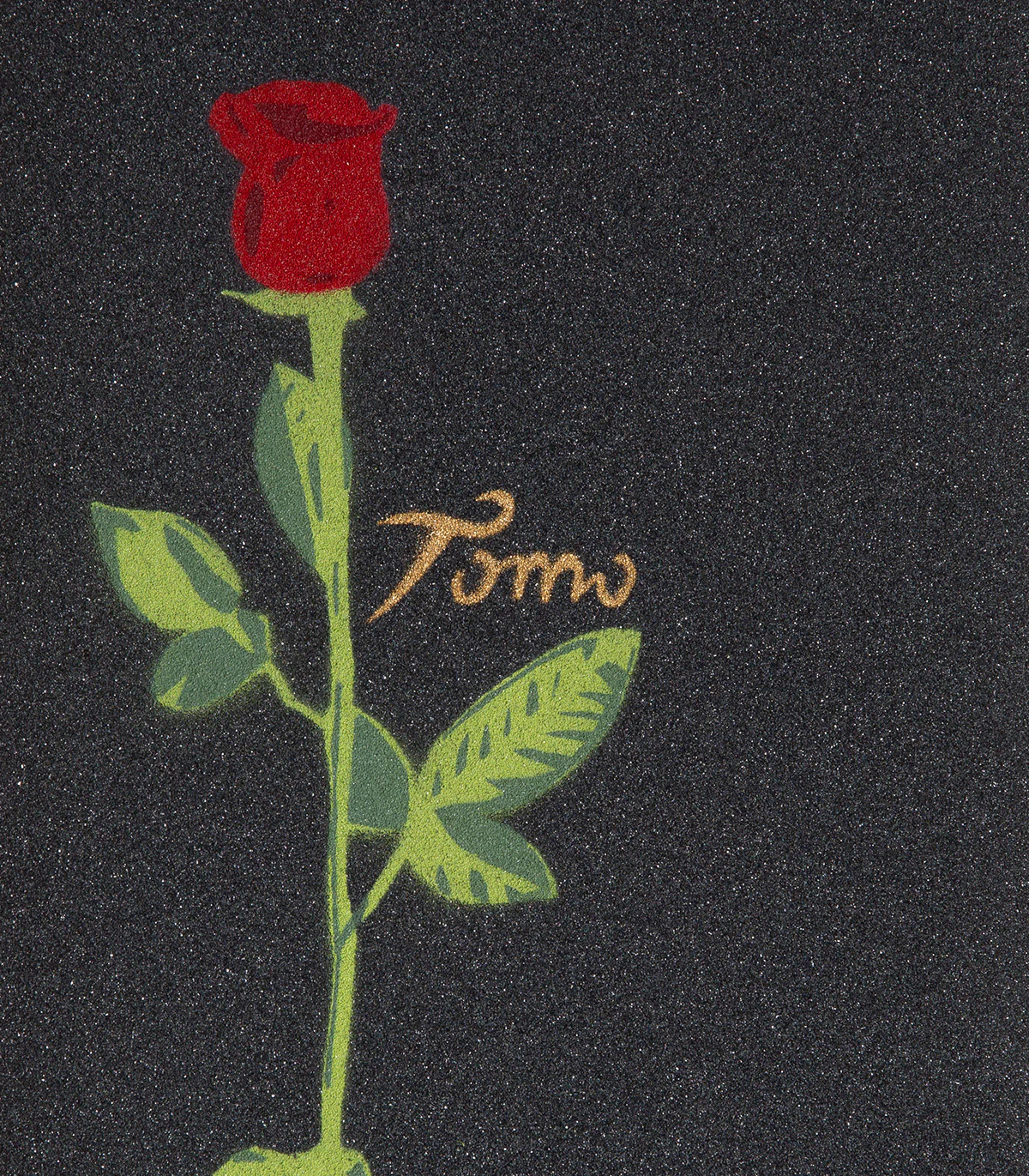 Tomo Skate Co. Rose Black Griptape - Image 2