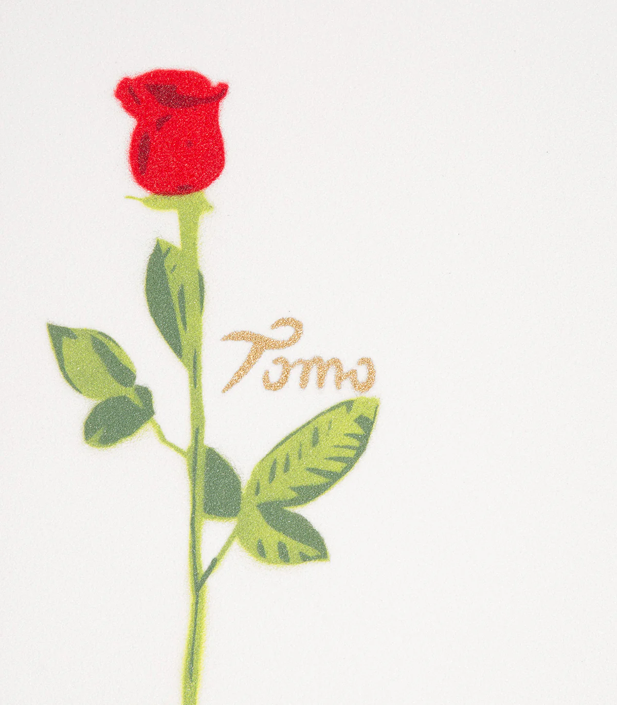 Tomo Skate Co. Rose White Griptape - Image 2